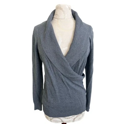 Guess Pullover V-neck Wrap Long Sleeve Sweater XL - Image 1 of 4