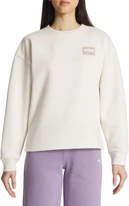 PUMA Women's Fleece Crewneck Sweatshirt-NWT - Picture 1 of 2