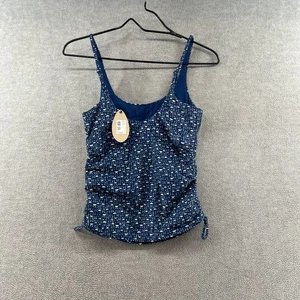 Prana Damen Gr. S Blau Pokeadot Melody Tankini Deep Indigo Cha Cha Top - Bild 1 von 10