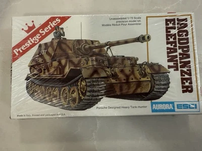 AURORA ESCI JAGDPANZER ELEFANT 1/72 SCALE #6214 - FACTORY SEALED - FREE SHIPPING - Image 1 of 4