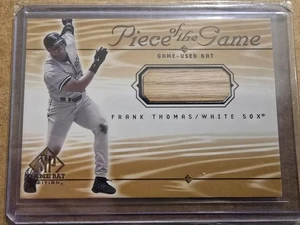 2000 Upper Deck Frank Thomas Piece Of The Game Game Used Bat SP Game Edition - Picture 1 of 2