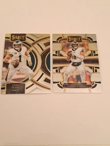Lot (2) Jalen Hurts 2023 Panini Select Football Concourse / Premier Level - Picture 1 of 5