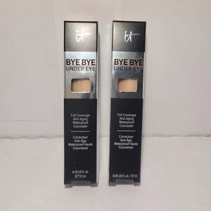 2x it Cosmetics Bye Bye Under Eye Full Coverage Concealer 21.0 Medium Tan (W) - Picture 1 of 6