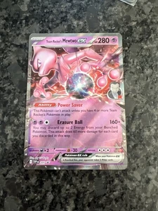 Pokemon TCG Team Rocket’s Mewtwo ex SVP 205 Scarlet & Violet Promo NM - Bild 1 von 2