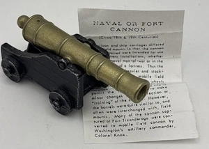 Cannone vintage PennCraft miniatura navale/forte da collezione ottone fuso MT PENN PA - Foto 1 di 5