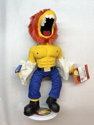 Muñeco de peluche Willie 14" The Simpsons Groundskeeper con etiquetas 2004 Aplausos con soporte Foto 1 de 4