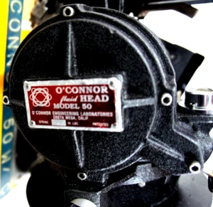 O'Connor 50 FLUID HEAD WEDGE PLATE PAN BAR TDKN ADAPTERS AIR BOX SERVICED 50 Lbs - Picture 1 of 11