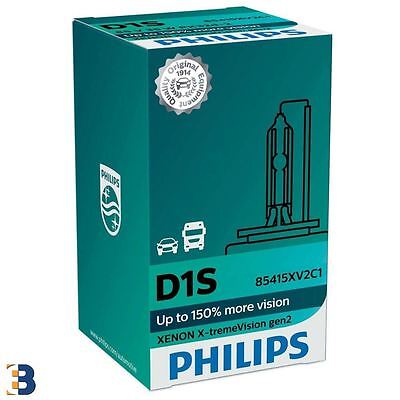 Philips D1S X-treme Vision Up To 150% More View Xenon Bulb 85415XV2C1 Single • 71.46€