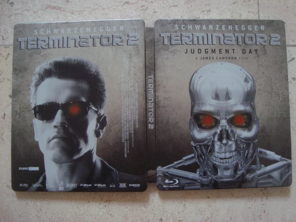 Terminator 2 Judgment Day Blu-Ray SteelBook Arnold Schwarzenegger Skynet - Image 1 of 4