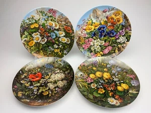 4 Vintage-Sammelteller von Fürstenberg aus der Serie „Wilde Schönheiten“  1989 - Bild 1 von 12