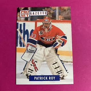 ๐ถ 1992-93 Pro Set #85 Patrick Roy MONTREAL CANADIENS - Picture 1 of 2