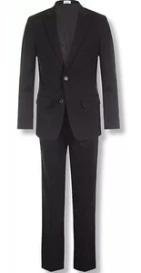 Calvin Klein Boys 2 Piece Suit Slim Fit Charcoal Size 8 - Picture 1 of 11