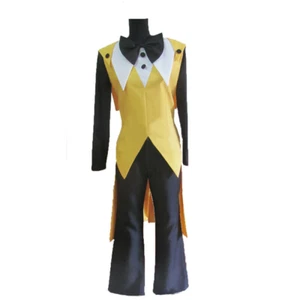 Gravity Falls Dream Demon Bill Cipher Cosplay Costume Human Ver. Yellow Uniform - Picture 1 of 5