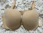 LIVELY 44D Beige Underwire Wide Strap NWT