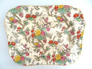Chintz Pottery Platter ~ Tapestry ~ RARE Booths England - Picture 1 of 10