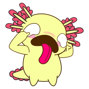 Autoaufkleber Sticker Lustiger Axolotl Aufkleber - Bild 1 von 1