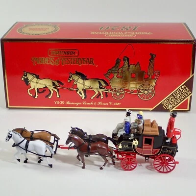 Matchbox Models of Yesteryear YS-39 1820 Passenger Coach & Horses OVP - Bild 1 von 4