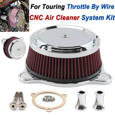  For Harley Air Cleaner Intake Filter Touring Road King Road Electra Glide 08-16 - Image 1 of 4