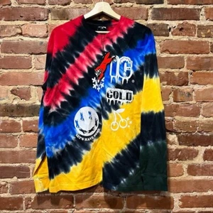 NEW Icecream Happy Long Sleeve Knit Tie Dye Graphic 401-8308 Small - Picture 1 of 9