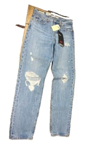 LEVI'S WEDGIE HIGH RISE TAPERED LEG SNUG HIP AND THIGH SIZE 25 JEANS NEW WI TAGS - Picture 1 of 11