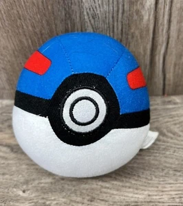 Pokemon Great Ball Pokeball 5-Inch Pokeball Plush Toy Doll Figure Pokemon Co. - Picture 1 of 5