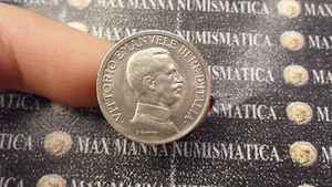 REGNO VITTORIO EMANUELE III 1 LIRA QUADRIGA BRIOSA 1917 C. VITTEMAIII-229 - Foto 1 di 2