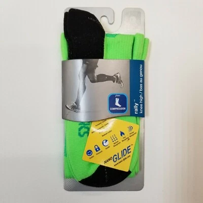 *NUEVO* Calcetines para correr hasta la rodilla ASICS Rally verdes para hombre (ZK23710496), ¡100 % AUTÉNTICOS! Foto 1 de 2