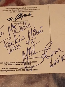 G’NR Matt Sorum Autograph 91-92 New Years Eve Miami Florida Concert - Picture 1 of 5