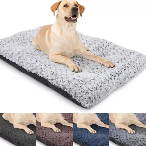 More details for luxury extra large pet dog bed mattress crate cushion, ultra soft plush washable