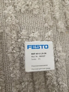 1 Stück NEU Festo Manometer MAP-40-6-1/8-EN 161127 *NEU* - Bild 1 von 2
