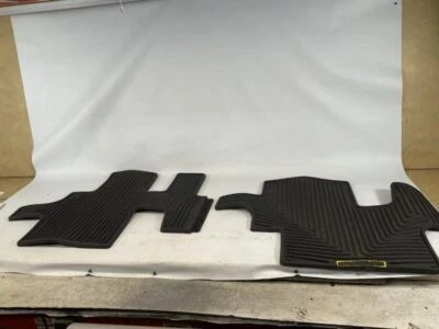 14 15 Alfombrillas de goma para todo tipo de clima traseras izquierda y derecha Nissan Pathfinder B Foto 1 de 4