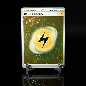 🌀 3 Wirbel 💫 *NM* Pokémon TCG SV: 151 - Elektrische Grundenergie 004 Kosmos Holo - Bild 1 von 2