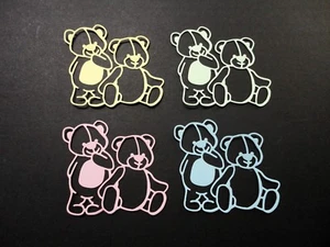 Teddy Bear Die Cut - Pkt 8 - Picture 1 of 1