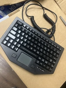 3x iKey FT-88-911-TP-USB-5y Keyboards Backlit Touchpad USB Rugged, will need TLC - Picture 1 of 22
