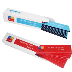 Tiras para el cuidado dental de papel articulado dental productos de laboratorio azul/rojo 400 hojas - Imagen 1 de 13