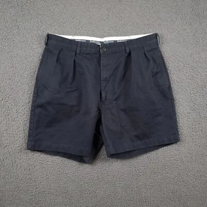Vintage POLO RALPH LAUREN Shorts Herren W36 Navy Chino Plissee Andrew Classic 90s - Bild 1 von 11