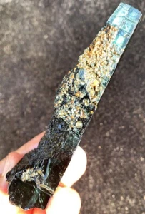 408CT Gemmy! Muestra de cristal de vivianita verde transparente natural Brasil ie4859 - Imagen 1 de 16