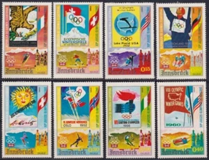 F-EX58145 GUINEA EQUATORIAL MNH 1975 WINTER OLYMPIC GAMES SKI SKITING. - Picture 1 of 3