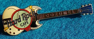ENAMEL COZUMEL MEXICO SCUBA DIVER MASK BLUE FIN GIBSON GUITAR Hard Rock Cafe PIN - Picture 1 of 1