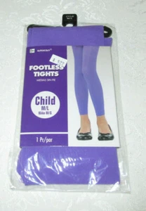 Child M/L to 85 lbs.Purple Footless Tights ONE PAIR - Picture 1 of 2