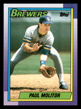1990 Topps Paul Molitor HOF Milwaukee Brewers #360 Centered Mint Baseball Card