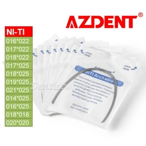 AZDENT Dental Orthodontic Ni-Ti Arch Wires Universal Rectangular Expanded - Picture 1 of 14