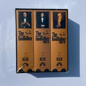 The Godfather Movie Collection VHS Part 1, 2, 3, 6-Tape Set, Widescreen THX 1997 - Picture 1 of 6