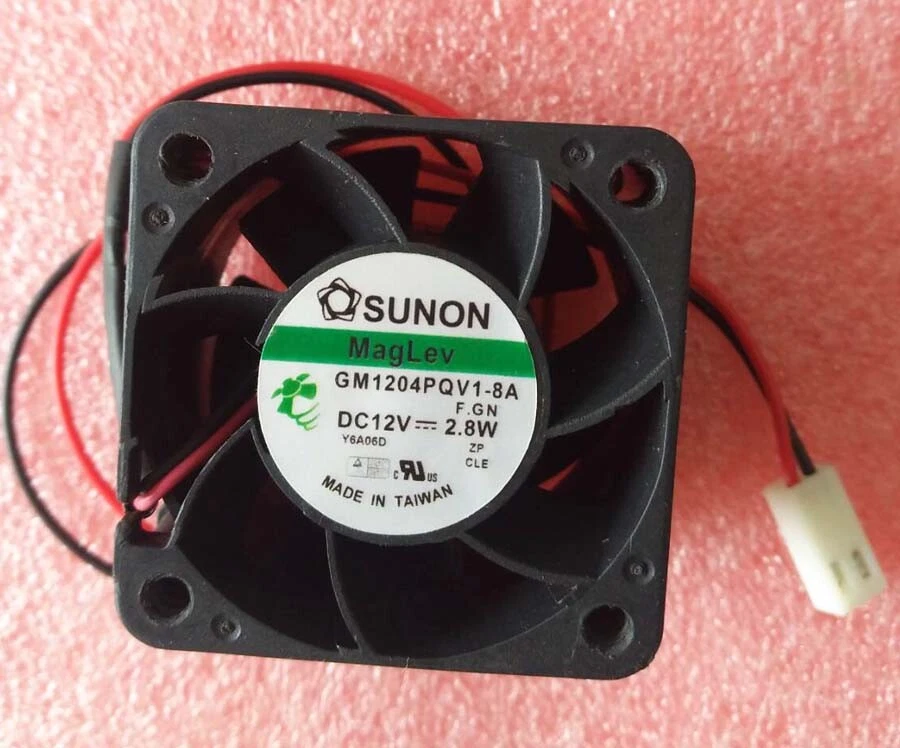 GM1204PQV1-8A Sunon Maglev DC 12V 2.8W 40x40x28mm 2 Pin Case / CPU Cooling Fan - Image 1 of 1