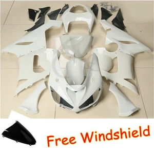 Unpainted Injection Fairing Body Fit For Kawasaki Ninja ZX6R ZX 636 2005-2006 US - Picture 1 of 8