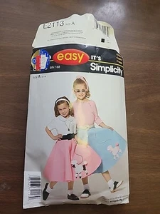 Poodle Skirt Pattern 1950"s Kids Costume - Picture 1 of 2