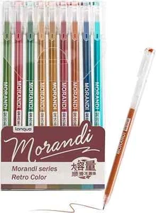 0.5Mm Journal Colouring Pens, Assorted Rainbow Colors Pens Set of 9 for Adults J - Picture 1 of 3
