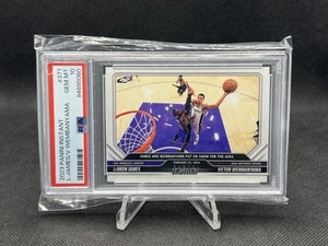 2023 Panini Instant #371 Victor Wembanyama vs Lebron James /5496 RC PSA 10 Spurs - Bild 1 von 4
