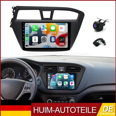 4+64GB Android 14 Für HYUNDAI i20 2015-2017 Carplay Autoradio GPS BT WIFI Navi - Bild 1 von 4