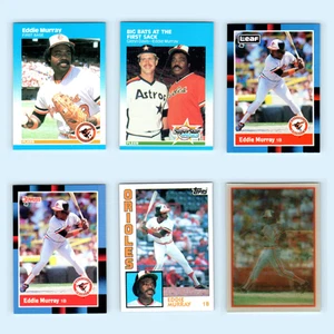 Eddie Murray Lot 6 Baseball Cards 1987 Fleer Baltimore Orioles Set Collection NM - Picture 1 of 8